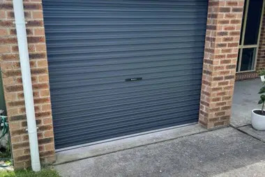 A photo of a oller garage door